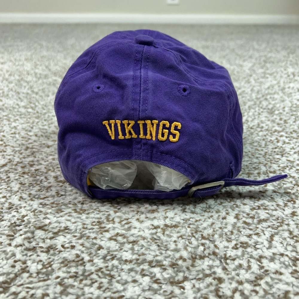 Minnesota Vikings Hat Cap Strap Back One Size Purple NFL Football Team Apparel - Picture 3 of 7